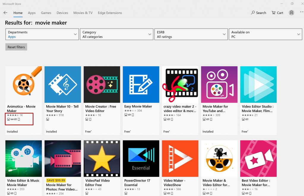 Top Video Editors in Microsoft Store