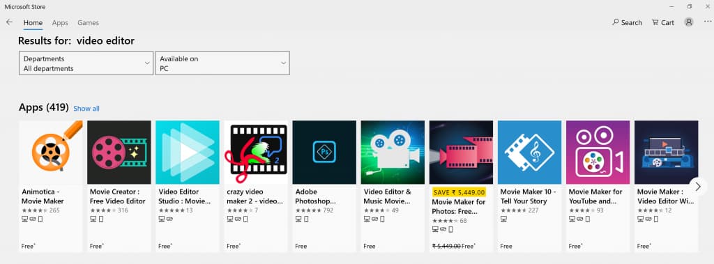 Microsoft Store video editors - Animotica
